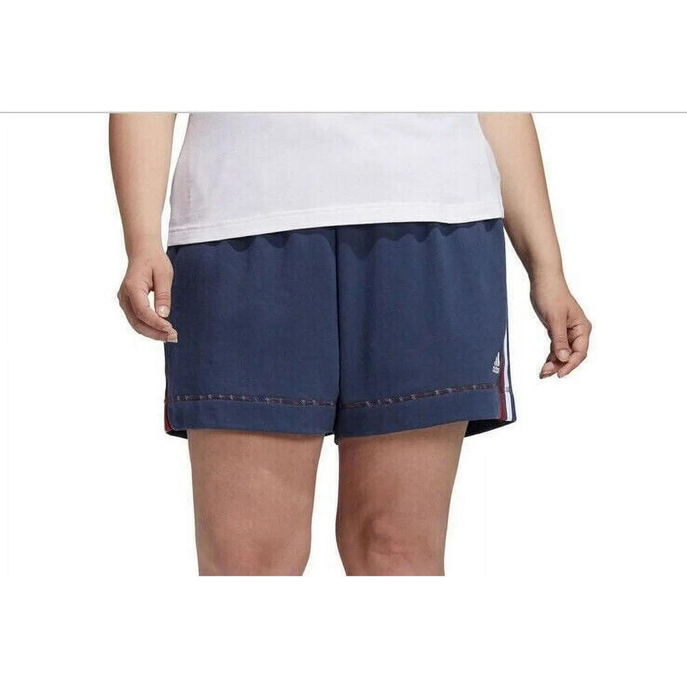 New Women's Adidas Essentials Plus Badge of Sport Shorts, Size: 2X